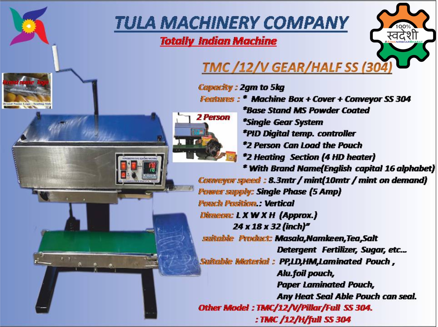 HALF SS CONTINUOUS SEALING MACHINE